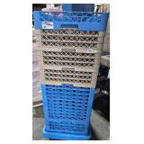 6 pcs Glass Racks with Extenders and Dolly