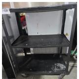 28" x 16" Three Tier Rolling Utility Cart
