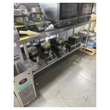 STAINLESS STEEL TABLE 72 X 24 WITH UNDERSHELF