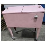 Antique Style Rolling Cooler