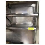 Two stainless steel wall shelves 24 inches wide