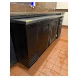 BACK BAR COOLER 90 INCH W/ 3 DOORS ( 1 DOOR NEEDS