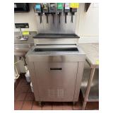 Soda tower six flavors with ice bin and coldplate