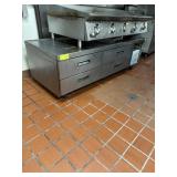 Deerfield 75 inch refrigerated chefs base with