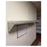 ALUMINUM WALL SHELVES 48 INCH