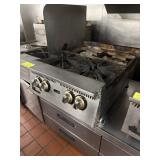 Ultramax four burner cooktop missing two gratings