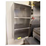 Wall mounted 18" x 18" stainless steel cabinet