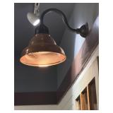 3 BRASS WALL SCONCE LIGHT FIXTURES