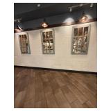3 FAUX MIRRORED WINDOWS