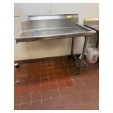 Stainless steel clean side dish table 48 inches