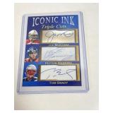 Iconic Ink Joe Montana Peyton Manning Tom Brady