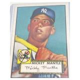 Mickey Mantle 1952 Topps Reprint Rookie