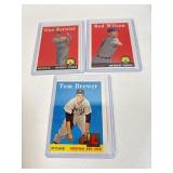 (3) Vintage Topps Baseball