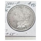 1880-P Gem BU MS64-65