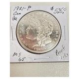 1921-P BU MS65 Proof Like