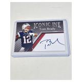 Tom Brady Iconic Ink Facsimile Auto