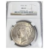 1924-P MS63 Peace