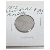 1873 Shield 5 Cents