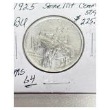 1925 Stone Mtn Silver Commemorative 50 cent