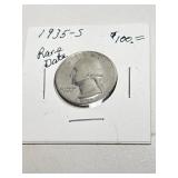 1935-S Washington Qtr.
