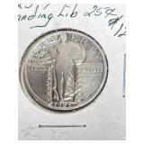 1925-P Standing Lib. Qtr.