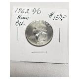1962 D/D Washington Qtr.