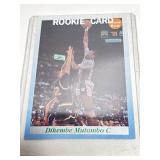 Front Row Rookie Dikembe Mutombo 1992