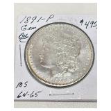 1891-P Gem BU MS64-65