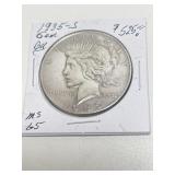 1935-S Peace Gem BU MS65