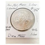 1960 Mexico Silver Libertad