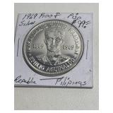 1969 Pillpings Peso Silver Proof