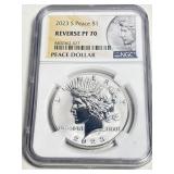 2023-S Peace Reverse Proof Rare PF70