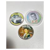 (3) Assorted 50 Cents