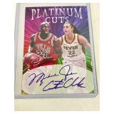 Michael Jordan Caitlin Clark Platinum Cuts
