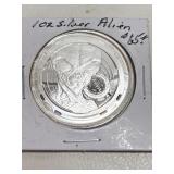 1oz Silver Alien