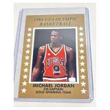 Michael Jordan 1984 USA Gold/White Rookie
