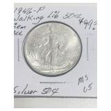 1946-P Walking Lib Half BU MS65