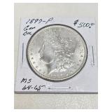 1897-P Gem BU MS64-65