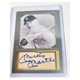 Mickey Mantle D Gordon Facsimile Auto