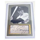 Joe DiMaggio D Gordon Facsimile Auto