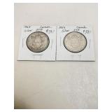 1955-56 Canadian Silver Halves