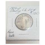 1927-D Standing Silver Lib
