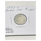 1893-S Rare Date Barber Dime