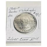 1946-P Booker T. Washington Silver Half