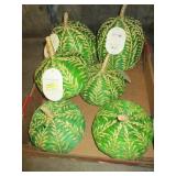 6 Woven Pumpkins Decor / Craft