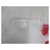 Group of Glass Lamp Tops / Globes