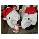 Lot Squishmallow Christmas Kitty Slippers