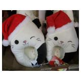 Lot Squishmallow Christmas Kitty Slippers