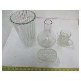 Group of Clear Glassware
