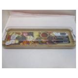 Bamboo Food Board with Fly Cover